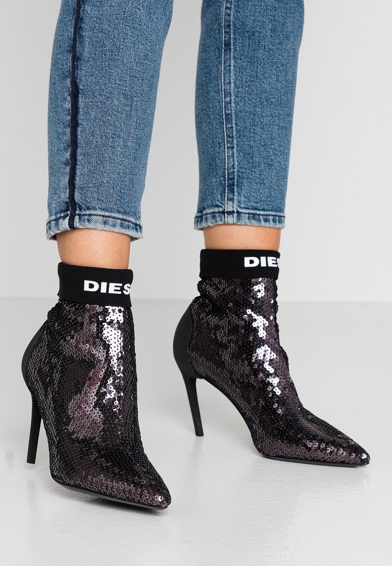 Diesel Klassiska stövletter - gunmetal