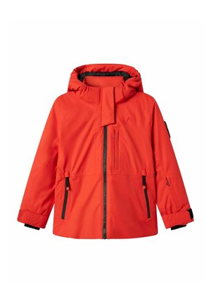 NKNSLOPE10 JACKET SKI EDITION UNISEX - Allvädersjacka - fiesta