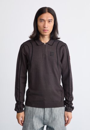 INNERSPACE LONG SLEEVE - Maglione - brown melange/black