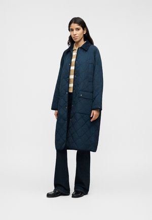 PADDED FLAG QUILTED COAT - Χειμωνιάτικο παλτό - dark night navy