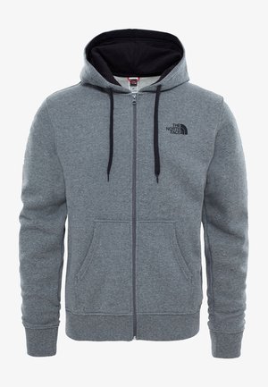 MIT WÄRMENDER - Felpa con zip - mottled grey
