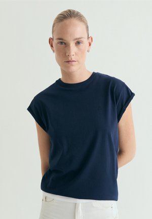 Scalpers, SCALPERS SCNOS SCPLAIN SKULL TEE - Camiseta básica - navy