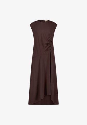 Cartoon, CARTOON MIT RAFFUNG MIDIKLEID - Maxikleid - dunkelbraun