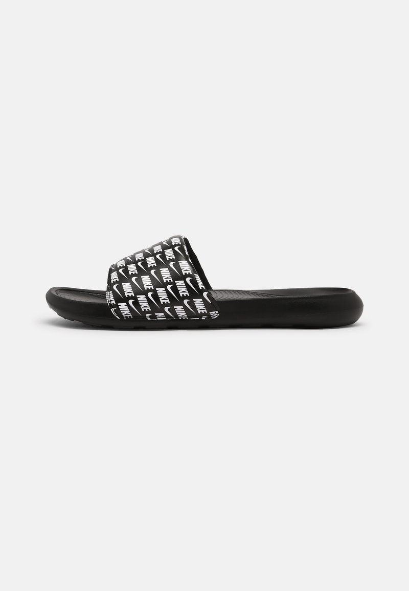 Nike Sportswear - VICTORI ONE SLIDE PRINT - Tagant lahtised kingad - black/white, Suurenda