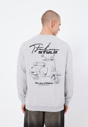 Sweatshirt - mottled light grey