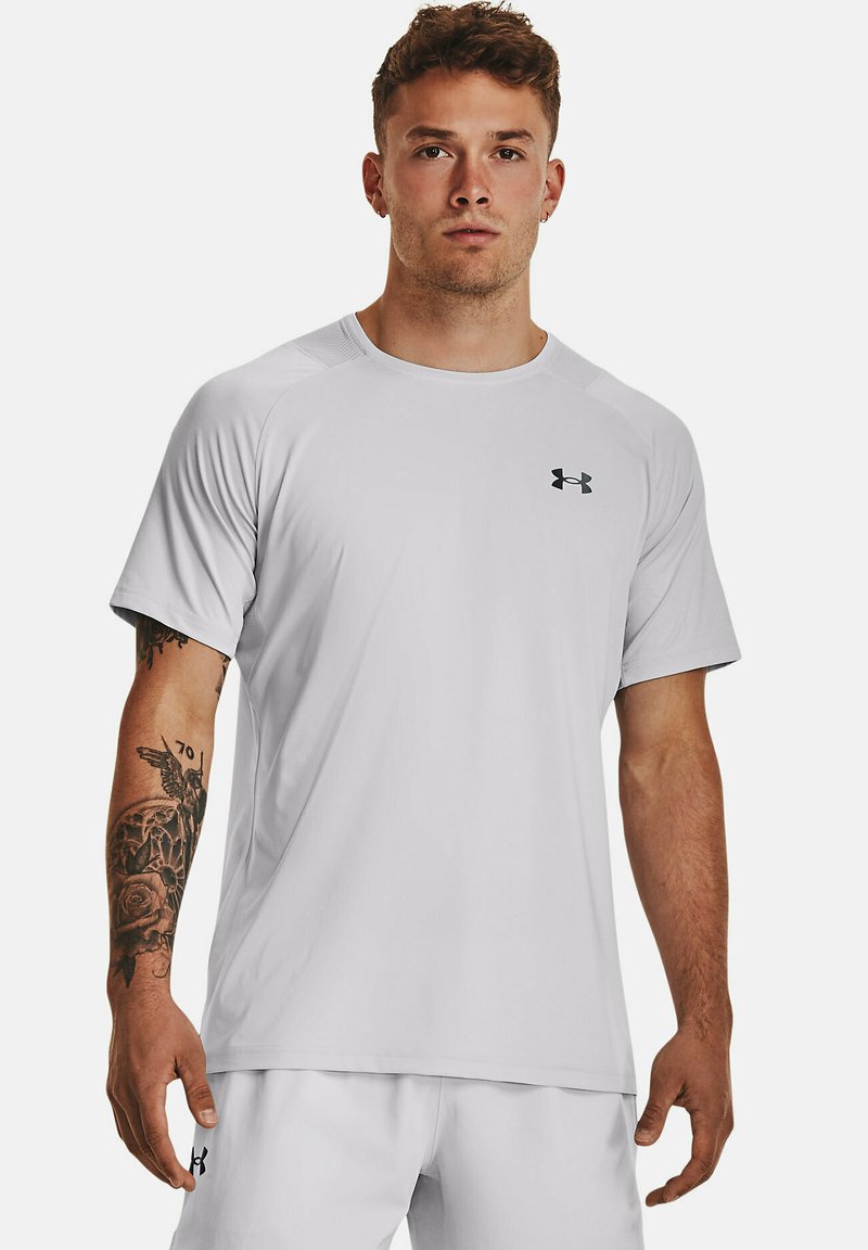 Under Armour RUSH VENT Sports Tshirt halo gray/grey Zalando.co.uk