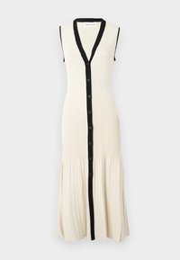 PORTIA BUTTON FRONT DRESS - Maksimekko - vanilla
