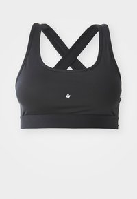 BRA BASIC CURVY - Sportski grudnjak sa srednje jakom potporom - black