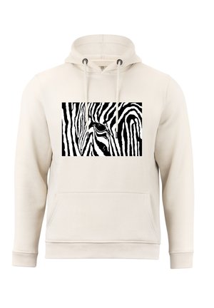 Cotton Prime ZEBRA EYE - Kapuzenpullover - sand