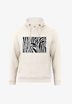 Cotton Prime ZEBRA EYE - Kapuzenpullover - sand