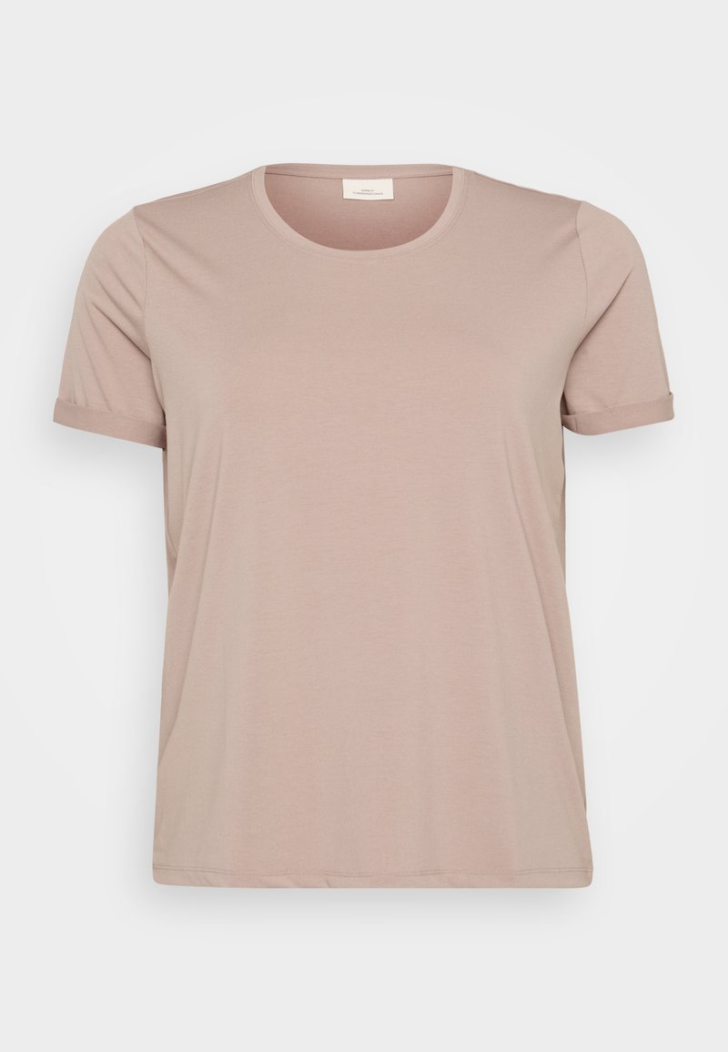 ONLY Carmakoma T-shirt basic beige ONLY Carmakoma T-shirt basic beige