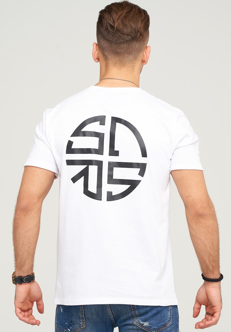 Herren T-Shirts basic | SOULSTAR T-Shirt print Weiß/weiß - XB14168 Herren T-Shirts basic | SOULSTAR T-Shirt print Weiß/weiß - XB14168