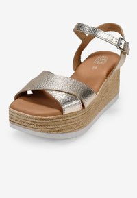 Bosanova Sandalias de cuña - oro