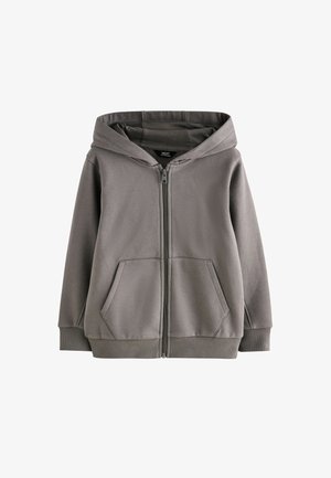 REGULAR FIT - Majica s kapuljačom i patentnim zatvaračem - charcoal grey