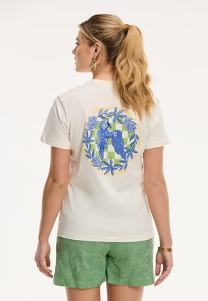 NOA - T-shirt print - white