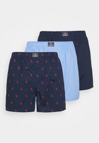 Não selecionado, dark blue/blue