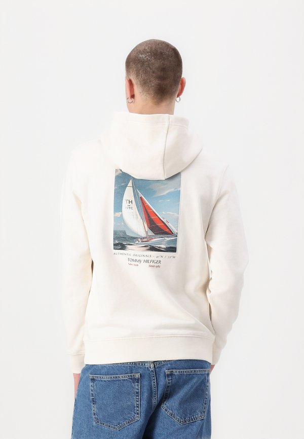 COLOR PHOTO HOODIE - Sweatshirt - ivory petal
