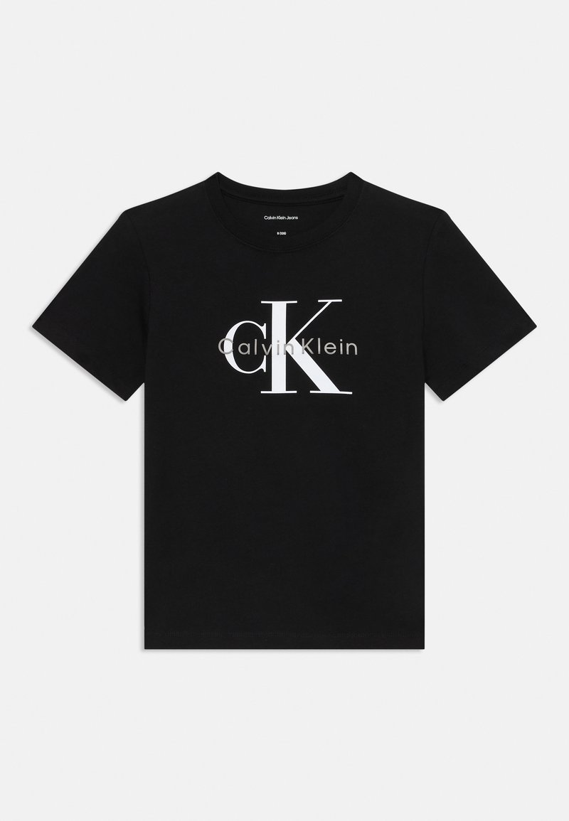 Calvin Klein Jeans MONOGRAM UNISEX - Marškinėliai su spaudiniu - black
