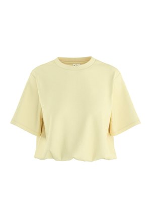 HYPEDROP, Cropped HDINA SS BALLOON - Basic T-shirt - anise flower