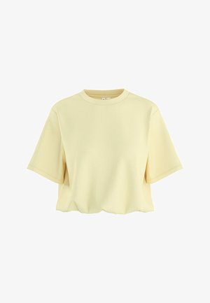 HYPEDROP, Cropped HDINA SS BALLOON - Basic T-shirt - anise flower