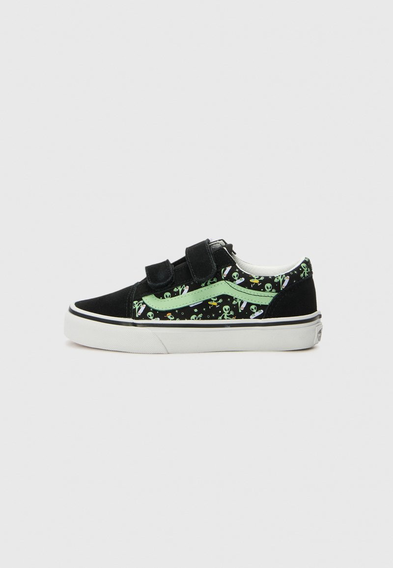 Vans OLD SKOOL UNISEX - Baskets basses - black/green