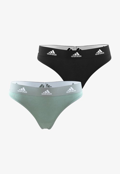 adidas Sportswear THONG 4 PACK - String - black/pink/zwart - Zalando.be