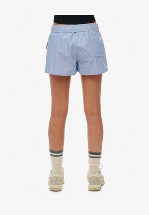 Superdry & Co STRIPE ELASTICATED - Shorts - blue pink stripe