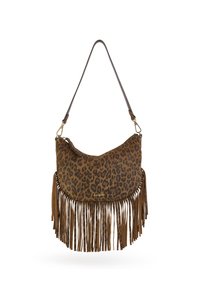 nat & nin LUNE FRANGE - Olkalaukku - leopard