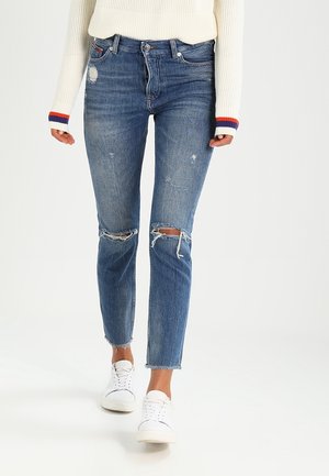 Slim fit jeans - destroyed denim