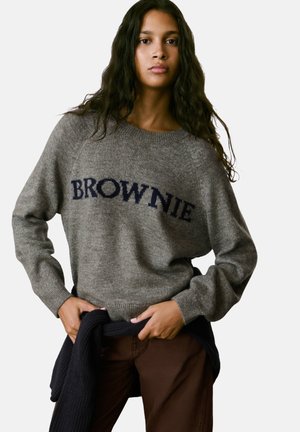 Pullover - gris medio