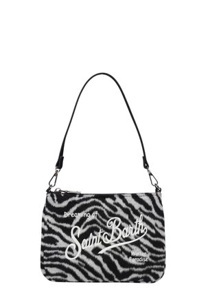 POCHETTE PARISIENNE MINI FELT PORTA OGGETTI FANTASIA ZEBRATA  - Shopping bag - bianco