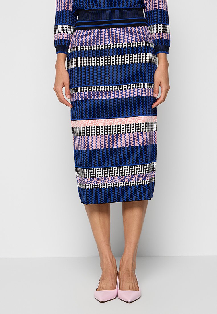 Diane von Furstenberg Kokerrok meerkleurig Diane von Furstenberg Kokerrok meerkleurig