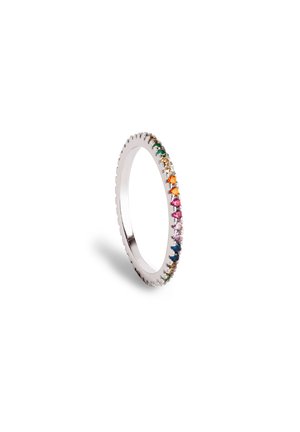 CLEO COLORS - Ring - silver coloured