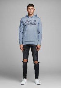 Jack & Jones JJECORP LOGO  - Felpa con cappuccio - china blue