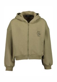 Blue Seven Felpa con zip - oliv