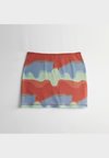 COACHTOPIA - MINI SKIRT UNISEX - Minijupe - deep orange/twilight multi
