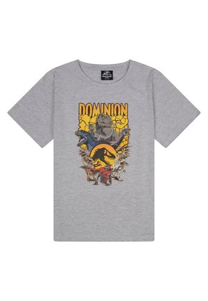 Print T-shirt - grau