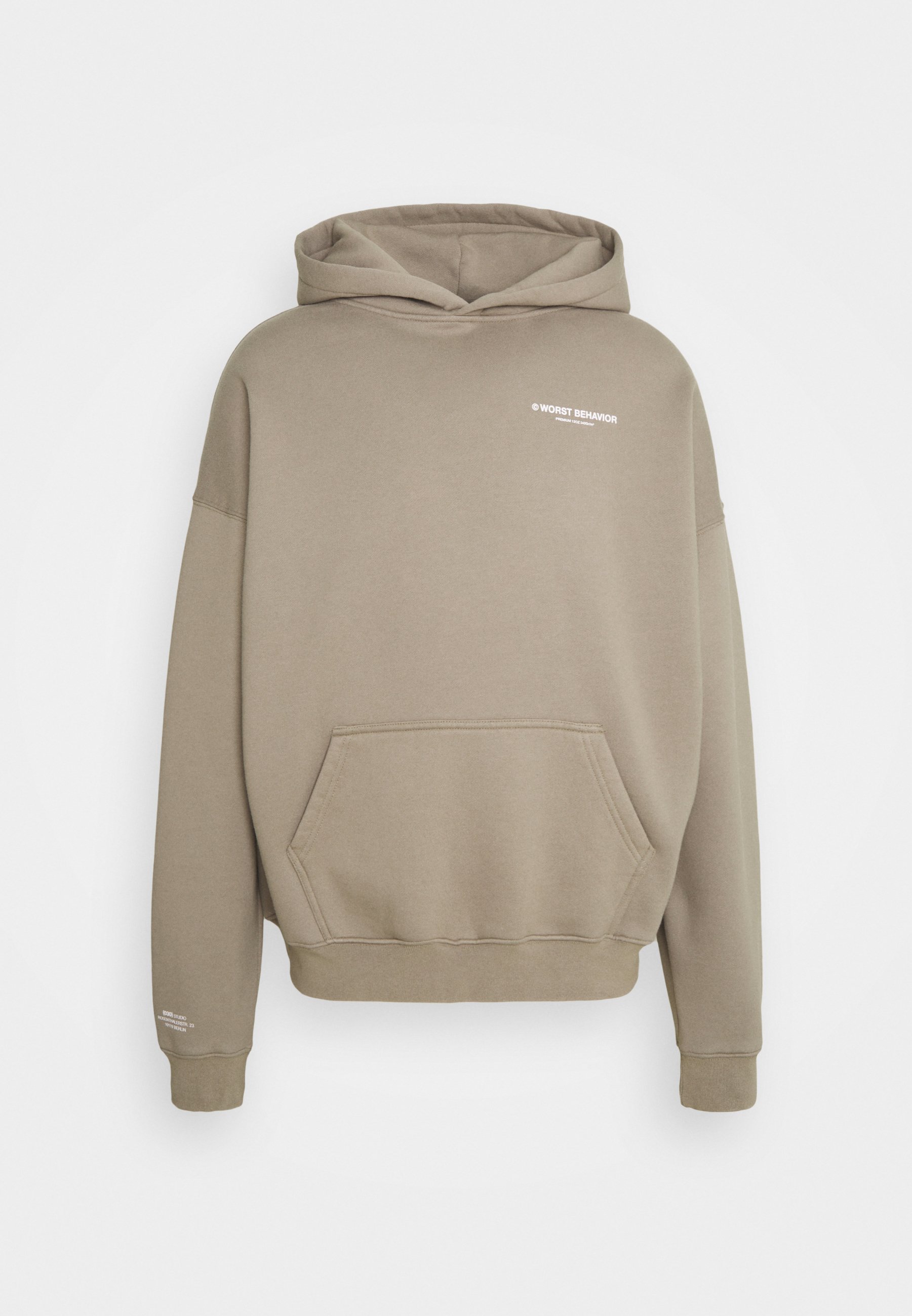WRSTBHVR HOODIE WARREN UNISEX - Hoodie - stone - Zalando.co.uk
