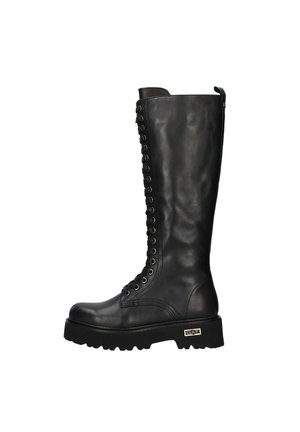 SLASH - Stivali con plateau - black