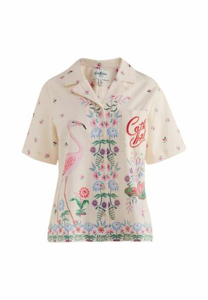 Cath Kidston REGULAR FIT - FLAMINGO PRINT SHIRT - Blúzka so zapínaním na gombíky - ecru