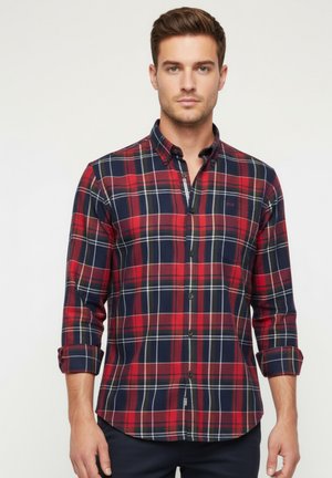 GENDIVE DE CUADROS MANGA LARGA - Camisa - rojo