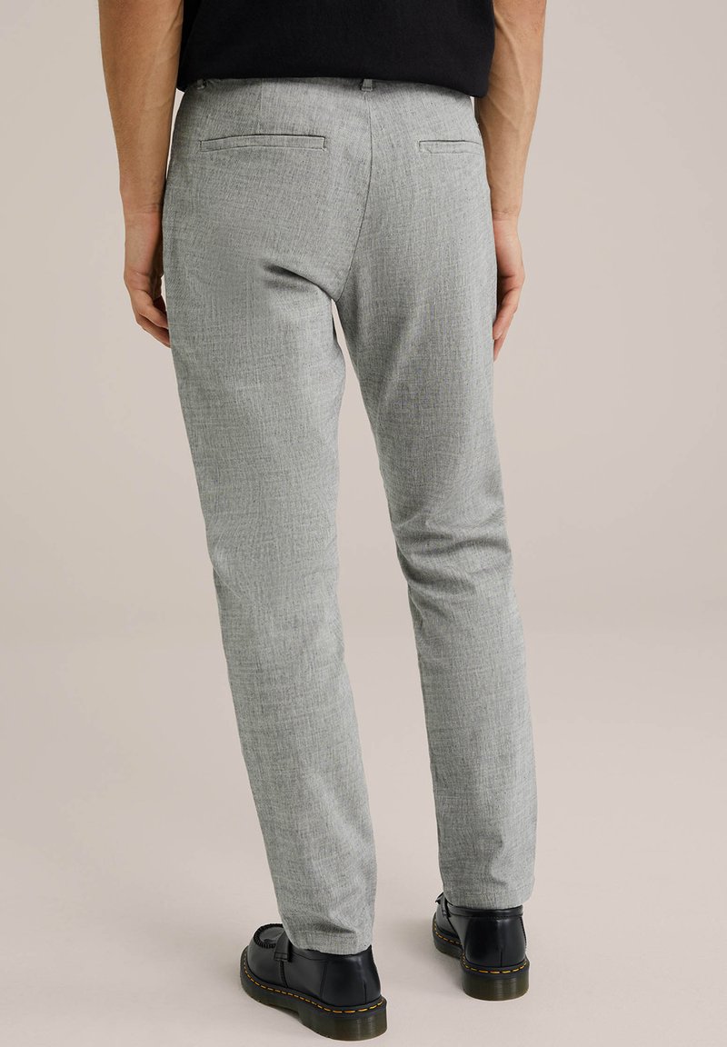 Pantaloni Grigi Pantaloni Eleganti Grigio Perla WE Fashion THE