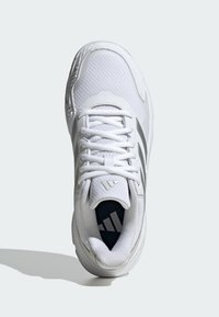 adidas Performance COURTJAM CONTROL - Teniso bateliai įvairiai dangai - cloud white   silver metallic   grey one