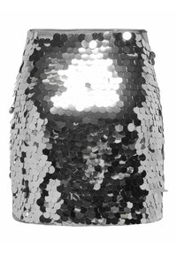 ONLY NANCY - Falda acampanada - silver