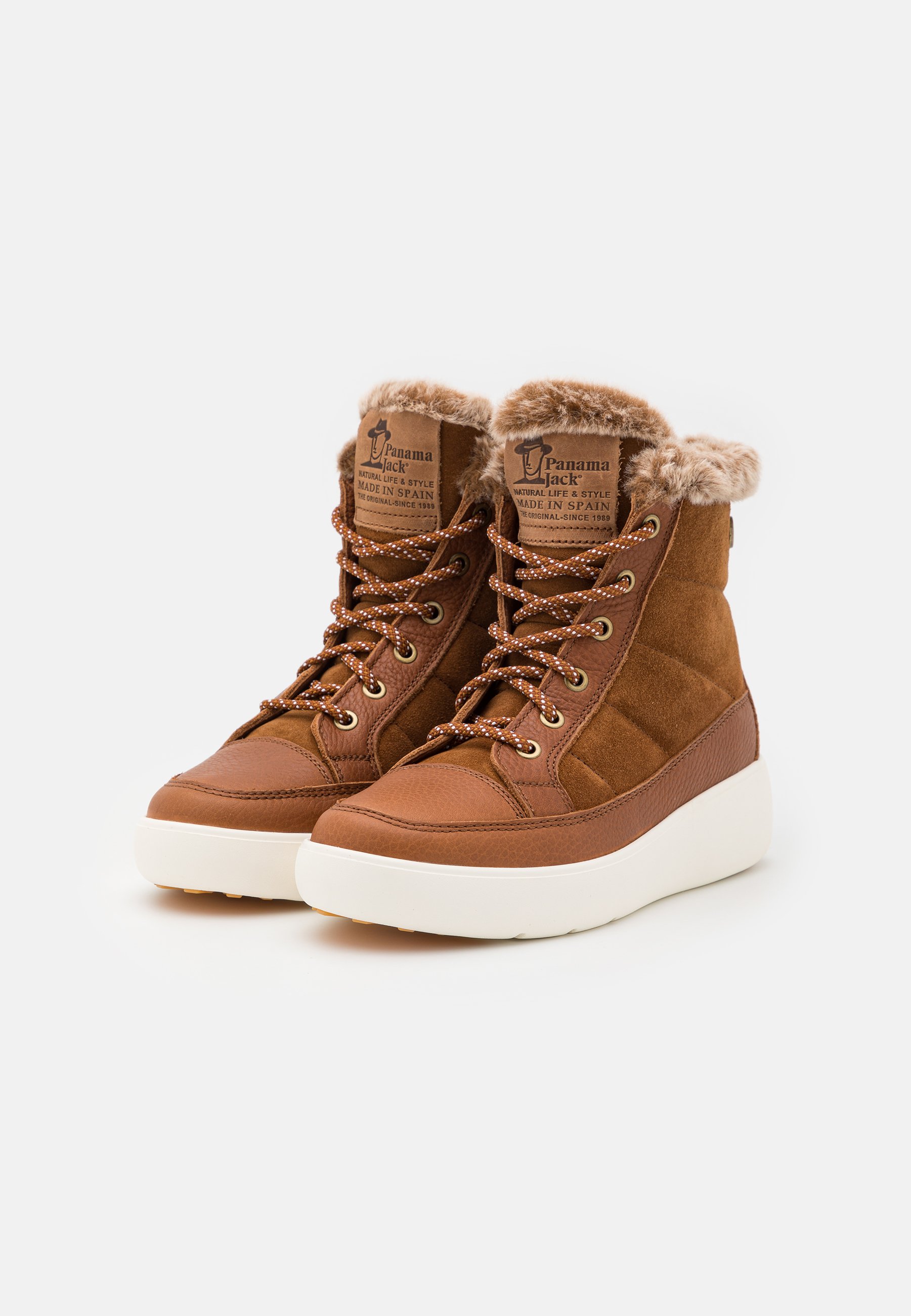Panama Jack RAQUEL - Lace-up ankle boots - bark/dark brown - Zalando.de