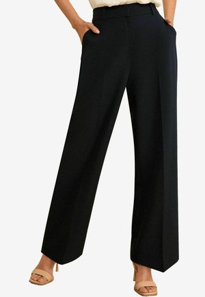 Love & Roses HIGH WAIST WIDE LEG TAILORED  - Pantaloni - navy blue