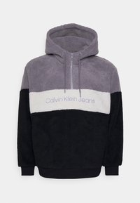 BLOCKING HOODIE - Sweatshirt com capuz - black