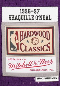 Mitchell & Ness NBA SWINGMAN 96 SHAQUILLE O'NEAL LAKER - Maglia NBA - purple