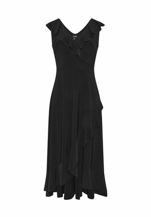 Long Tall Sally WRAP FRILL - Vestido informal - black