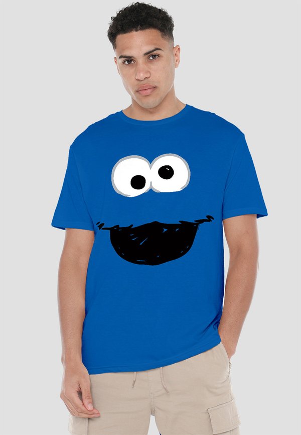 SESAME STREET COOKIE MONSTER CRAYON SKETCH - T-Shirt print